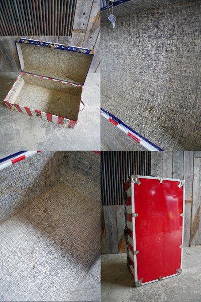 画像3: ビンテージ USA TEAM LOCKER トランクケース C