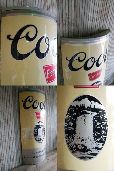 画像1: ビンテージ Coors 特大看板