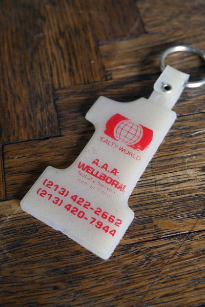画像1: ビンテージ REALTY WORLD キーホルダー