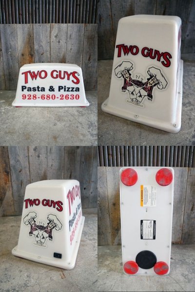 画像1: ビンテージ　TWO　GUYS　DELIVERY　ライトサイン　