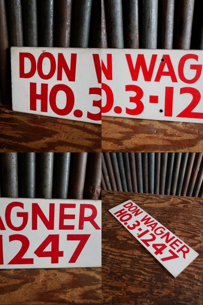 画像2: ビンテージ DON WAGNER サイン