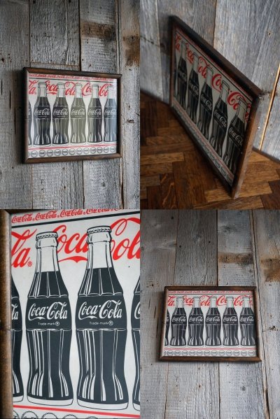 画像1: ビンテージ COCA-COLA 壁掛け