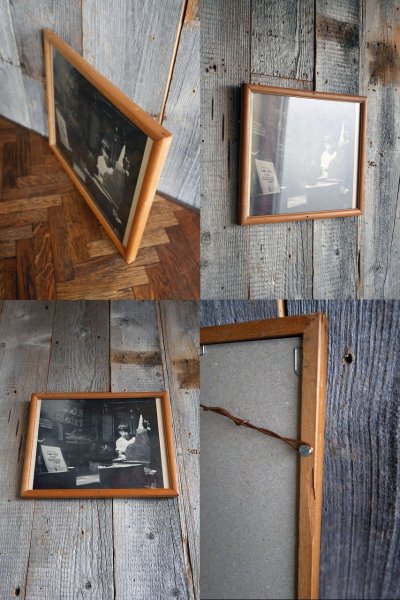 画像2: ビンテージ　Lewis Hine　フォト壁掛け　