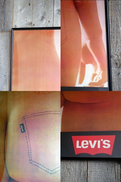 画像1: ビンテージ Levi's ポスター