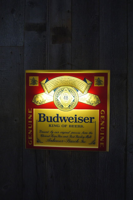 画像1: ビンテージ　Budweiser　ライトサイン (1)
