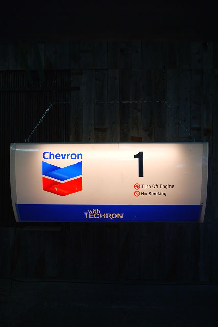 画像1: USA　Chevron　特大ライトサイン (1)