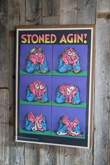 激安の ビンテージ STONED AGIN ポスター - GOOD-OLD_STAGE ミュージシャン