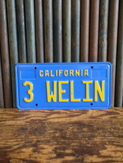 画像1: ビンテージ CALIFORNIA ナンバープレート  (1)